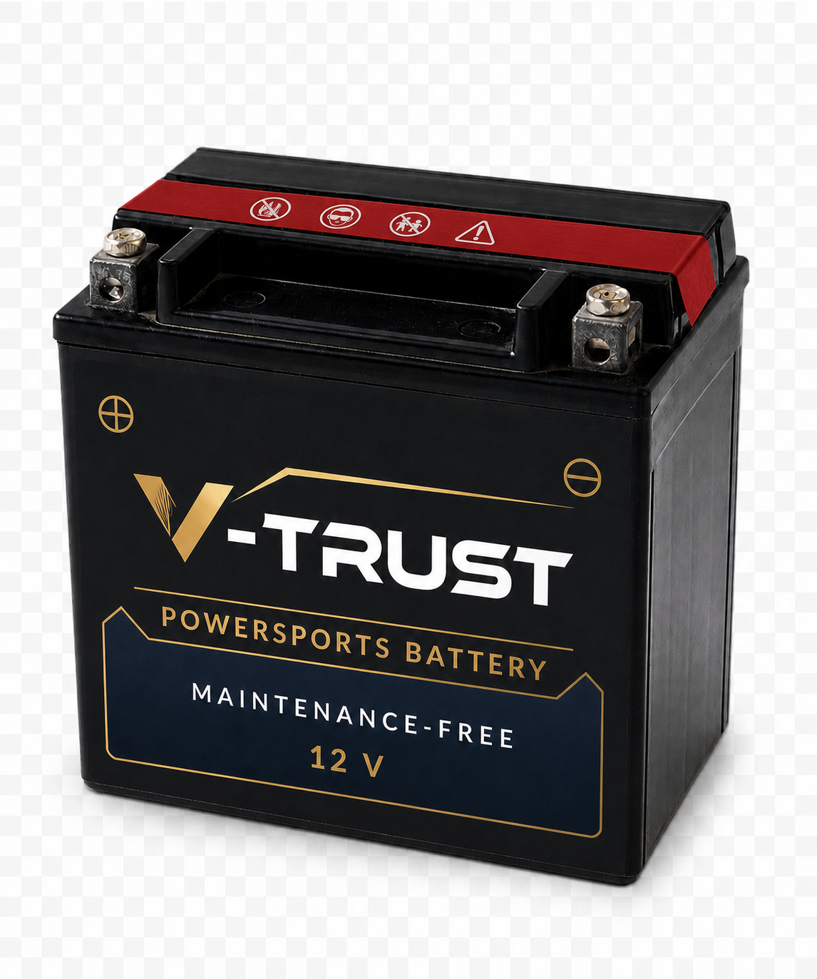 V-Trust maintenance-free PowerSports battery