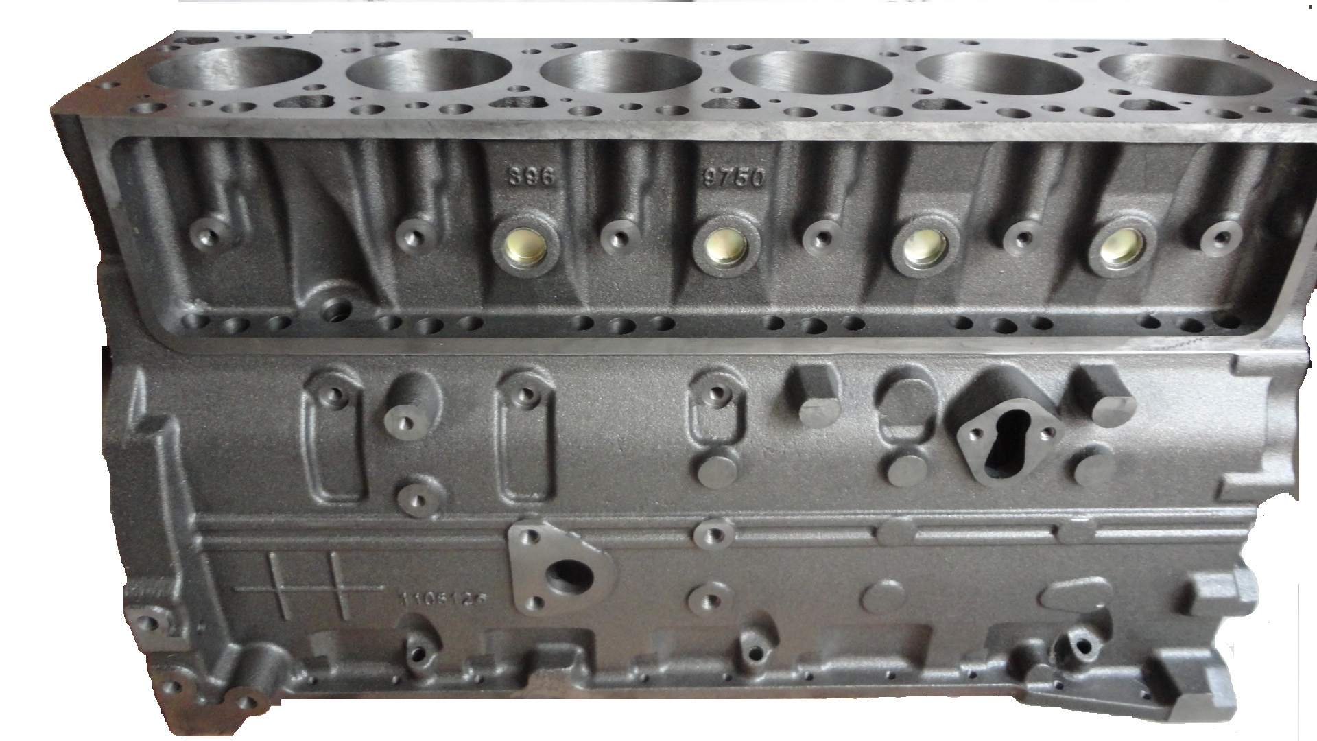 Machined inline-six cylinder block