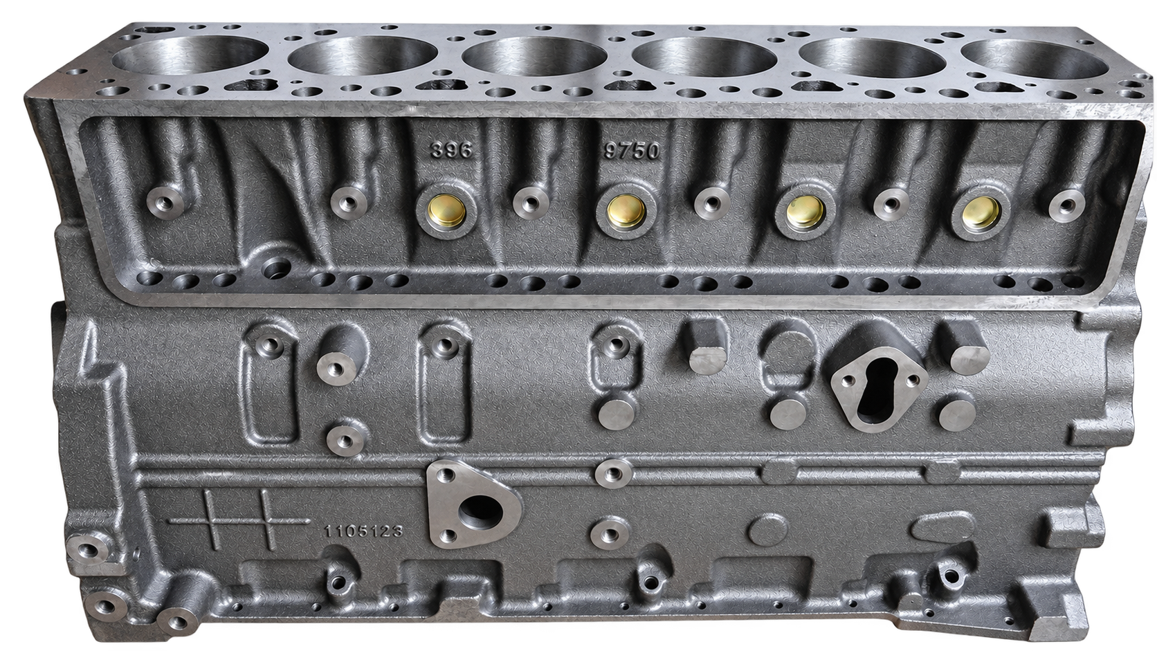 Machined inline-six cylinder block